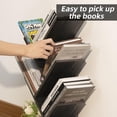 thumbnail image 6 of Buildhom 4-Tier Tree Bookshelf with Shelves, Freestanding Bookcase for Living Room, Bedroom, Home Office, Dull Gray, 6 of 8