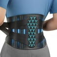 thumbnail image 6 of Back Brace for Lower Back Pain, 4 Stays Ergonomic Support Brace with Comfortable 3D Pad, Easy to Put On/Off Lumbar Support Belt, 6 of 7