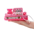thumbnail image 4 of de de supermercado para con calculadora de escáner, centro commerce business, juguetes de simulación , juguetes de Rosado CUTICAT Juego de simulación de cajero para niños, 4 of 6
