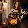 thumbnail image 6 of Lidded Jack O Lantern Pumpkin Candy Bucket Halloween Decorations, Portable Handle Plastic Pail for Halloween Party Indoor Gothic Home Decor, 6 of 8
