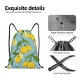 thumbnail image 6 of Easygdp Lemon Drawstring Backpack, Beach Sackpack, Travel Sackpack Lightweight for Sports, Gym, Travel, Swimming - Small, 6 of 9