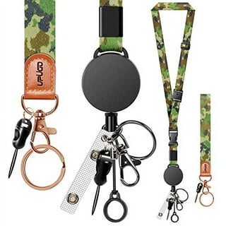 Heavy Duty Retractable Lanyard and Wrist Lanyards, Quick Release