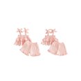 thumbnail image 2 of Loicainy Baby Toddler Girls Summer Outfits 6 12 18 24 Months 2T 3T 4T Solid Color Sleeveless Tiered Tops Ruffle Trim Shorts Clothes Sets, 2 of 9
