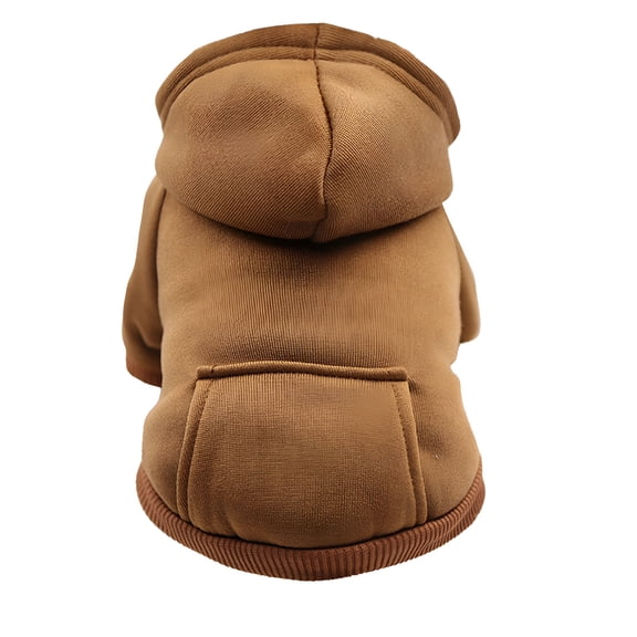 TELOLY Girl Dog Winter Hoodie Clothes Warm Dogs Fall Puppy Sweater Medium For Small Boy With Pocket Pet Clothes Dog Winter Clothes for Medium Dogs Dog Sweater with Extra Small Dog Sweater