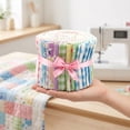 thumbnail image 5 of iMzoon 80 Pcs Jelly Roll Fabric Strips for Quilting Fabric,2.6 Inch Precut Cotton Fabric Bundles with Wavy Edges, Perfect for Quilt Projects,Floral Plaid, 5 of 12