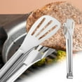 thumbnail image 5 of Fiudx Pinzas de Acero Inoxidable, Herramienta para Asar a Alta Temperatura, Pinza para Alimentos con Mecanismo de Bloqueo, Ayuda Versátil para Cocinar, Ideal para Asar Pan y Filetes Al Aire Libre, Es, 5 of 5
