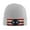 Gray, variant on Retro Puerto-Rico-Flag Winter Beanie Hats for Men Women Warm Cozy Knitted Cuffed Skull Cap Black