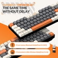 thumbnail image 3 of Teclado mecanico MAGIC REFINER K68 inalambrico Bluetooth 2.4GHz 68 teclas switch azul, 3 of 5