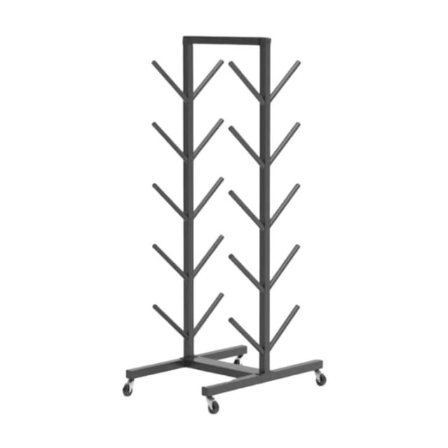 Colaxi Support de Planche à Roulettes Présentoir avec Roues Support de Rangement pour Planche à Neige Double Face pour Garage