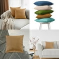 thumbnail image 3 of A1HC Hypoallergenic Down Alternative Pillow Inserts, 22x22 in, Square, Pack of 2, Mocha, 3 of 7