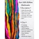 thumbnail image 2 of Cinta de seda estilo sari multicolor vintage de Maker's Craft, 46 m, 100 g, 2 of 6
