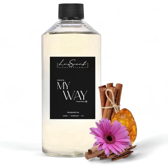 My Way Aroma Scent Oil 500ml Luxscent Collection Waterless Essential Oil, Hotel Inspired Fragrance