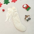 thumbnail image 5 of Christmas Stockings Candy Bag Bows Christmas Socks For Fireplaces Home Office Party Decorations, 5 of 8