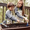 thumbnail image 6 of Urban Infant Little Helper Kids Apron - Children's Cooking Art Gardening - Toddler Boys and Girls - Poppies, 6 of 7