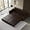 93.7'' Dark Brown, variant on 93.7" King Pull Out Sofa Bed, Faux Leather Sleeper Sofa Couch, 3 in 1 Convertible Futon Couches for Living Room, Small Space, Apartment, Office, Bedroom, Modern Rivet Armrest, Black