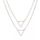 thumbnail image 5 of Qarigey Collares geométricos Cadenas de cuello encantadoras simples con cadena de cable Regalo de compromiso de las señoras Gargantilla de mujer hueca Ropa, zapatos y accesorios Miscelánea Oro Qarigey AP009732-01, 5 of 6