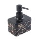 thumbnail image 2 of Botella dispensadora de desinfectante de manos de 360 ml | Dispensador recargable de jabón líquido y loción para baño, cocina y oficina | Botella de plástico con bomba en plateado o dorado, 2 of 5