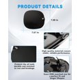 thumbnail image 2 of Fuel Filler Door Gas Tank Cap Cover Compatible with Toyo-ta Sequoia 2011-2022, Replacement OEM 77350-0C030 Gas Tank Door Cover Vehicle Exterior Component, Fuel Filler Lid Assembly, 2 of 6