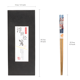 thumbnail image 1 of Zulbceo 5 pares de palillos chinos de bambú natural reutilizables, para comer, palillos de sushi, palillos de bambú para regalo, aptos para lavavajillas con lujosos palillos negros hechos a, 1 of 7
