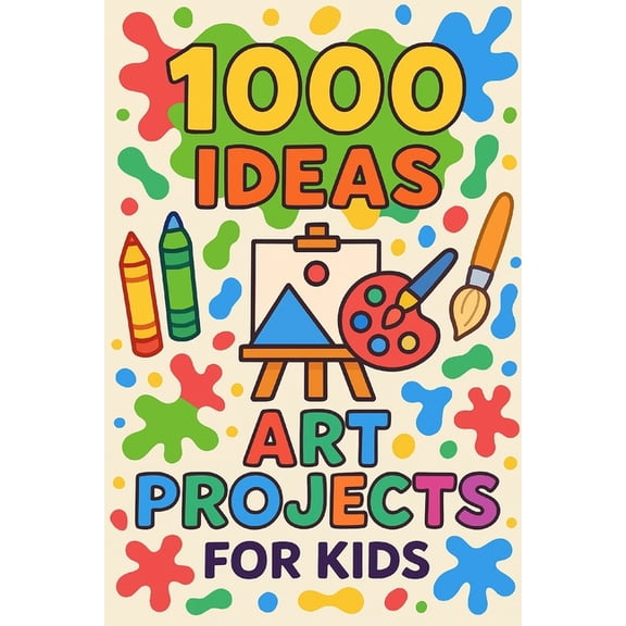 1000 Ideas Books 1000 Ideas: Art Projects For Kids: Big creativity for small hands, (Paperback)