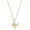 W, variant on Gold Initial Necklaces for Women 18K Gold Plated Dainty Letter Necklace, A-Z Simple Gold Necklace for Women Trendy(Bubble Letter)[p2214]