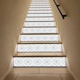 thumbnail image 1 of AILEGOU 3D Stair Stickers - Decals for Staircase Risers, Peel & Stick - 13-Stairs, Antique Pattern Tiles (39.3In x 7.08In), 1 of 8