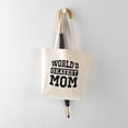 thumbnail image 5 of CafePress - Vintage World's Okayest Mom Tote Bag - Unisex Canvas Tote Bag, Beige, 1-Piece, 5 of 7