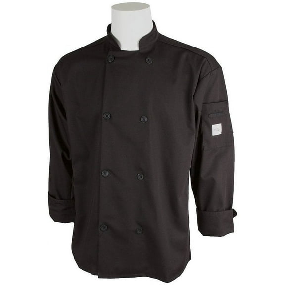 Mercer Millennia Cutlery Unisex Black Chef Coat | 2XL