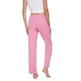 thumbnail image 4 of U2SKIIN Womens Cotton Pajama Pants, Soft Lounge Lightweight Sleep Pj Bottoms,(Pink,S), 4 of 5