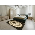 thumbnail image 5 of Ahgly Company Machine Washable Indoor Rectangle Transitional Chocolate Brown Area Rugs, 3' x 5', 5 of 7
