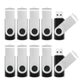 thumbnail image 1 of Unidad flash USB MECHEER de 2 GB x 10 con color negro claro, 1 of 7
