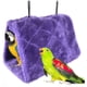 thumbnail image 1 of Hamaca para loros y pájaros, jaula colgante para cueva, nido para pájaros, cabaña de felpa, tienda de campaña, cama cálida para pájaros, nido de invierno, casa o jaula, juguete para guacamayos,, 1 of 7