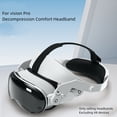 thumbnail image 3 of Comfort Head Strap for Vision Pro Accessories, Adjustable Elite Strap for Vision Pro Headset Replacement Accessories, Reduce Facial Stress,Soft Cushion Lightweight Ergonomic Head Brace Accessories, 3 of 9