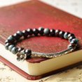 thumbnail image 3 of Bracelet en Forme de Perles Multicolores pour Femmes avec Couture en Métal, 3 of 9
