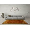 thumbnail image 3 of Ahgly Company Machine Washable Indoor Rectangle Persian Yellow Traditional Area Rugs, 3' x 5', 3 of 4