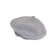 thumbnail image 1 of Qarigey Artist Hat Suministros de otoño invierno Gorras simples Cómodas y transpirables Sombreros Disfraces de fiesta para mujeres naranja 1 Sombreros gris cáñamo claro Qarigey AP009241-21B, 1 of 6