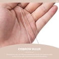 thumbnail image 3 of CIMAXIC 2Pcs Convenient Eyebrow Drawing Rulers Simple Eyebrow Drawing Auxiliary Tools,1.77"X1.77"X0.71", 3 of 5