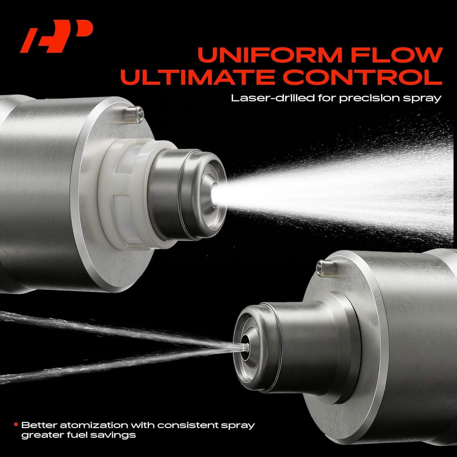 A-Premium Set of 2 Fuel Injectors Compatible with Chevrolet Tahoe, Blazer, Caprice & GMC Yukon, C1500 & Buick Roadmaster & Cadillac Brougham & Isuzu NPR & Oldsmobile, Replace# 17111864
