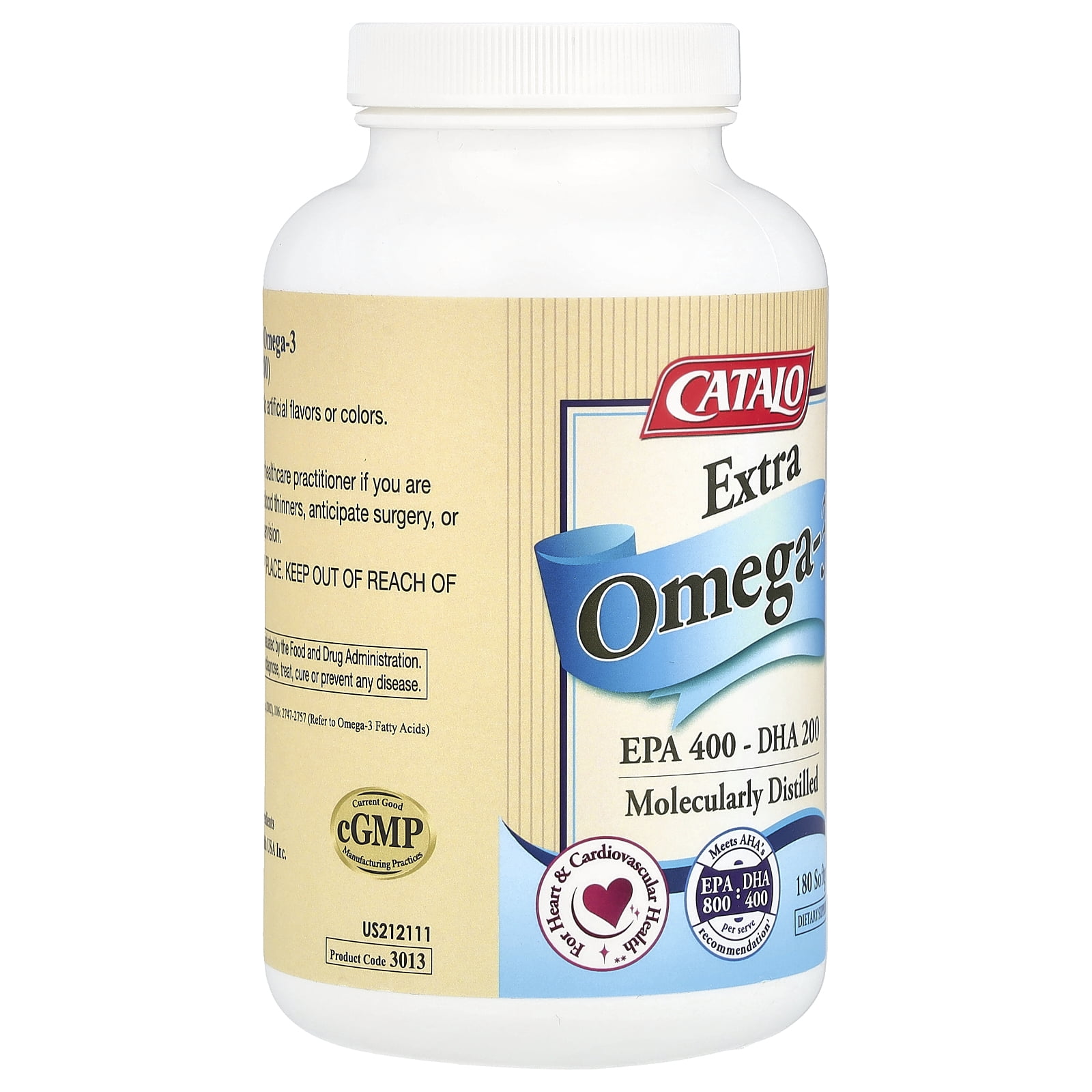 CATALO Extra Omega-3 , 180 Softgels