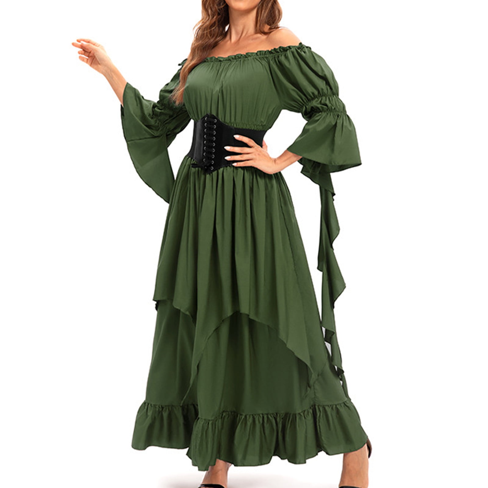 formal western dresses Sexy Deep V Neck Black Prom Dress main image 1