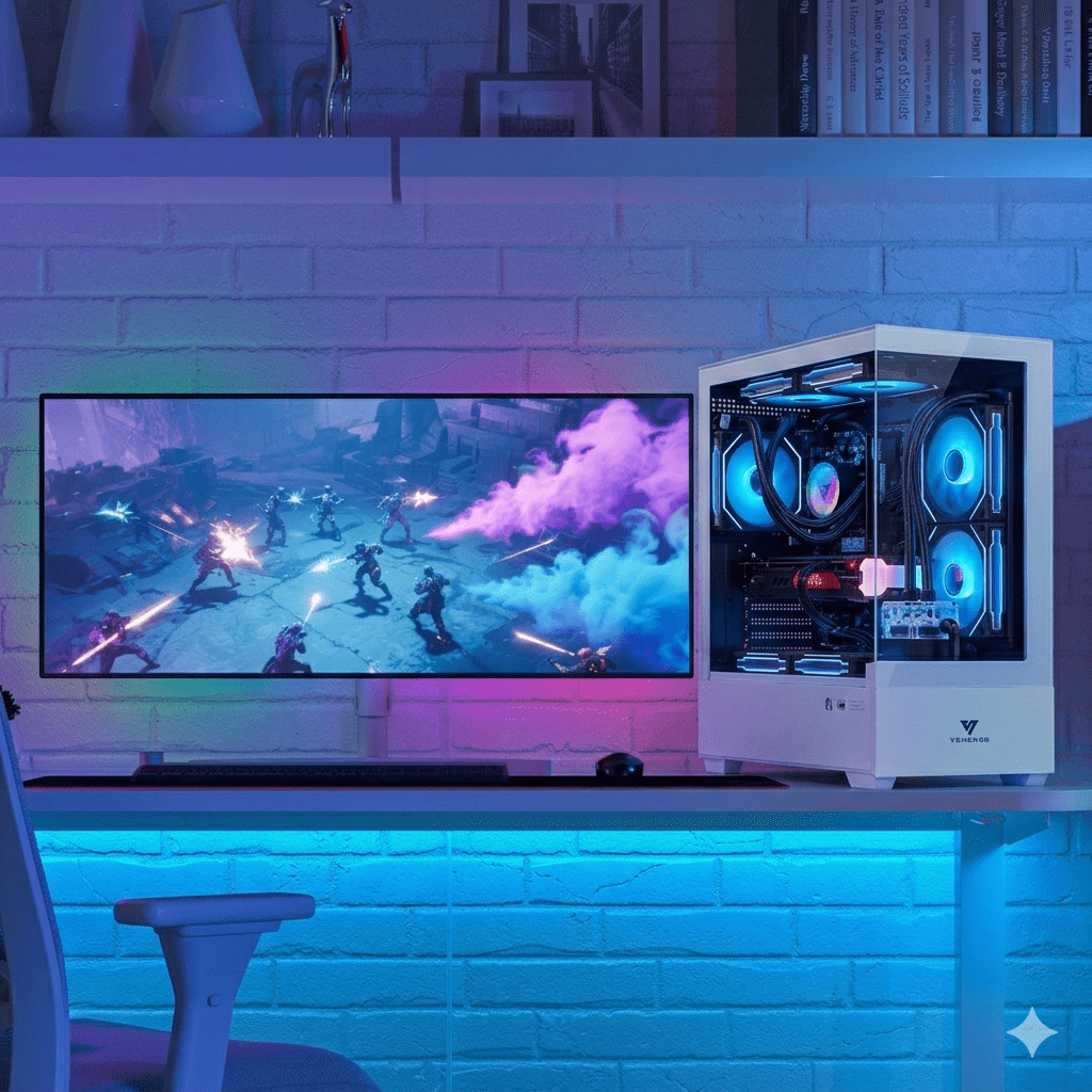 Gaming PC Desktop Computer Intel i7 up to 4.0GHz, NVIDIA GTX 1060