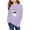 Purple, variant on Utoimkio Toddler Boy Girls Christmas Pullover Sweatshirts Long Sleeve Shirts Cute Print Crewneck Sweatshirts Tee Tops Little Boy Girls Fall Winter Clothes for Kids