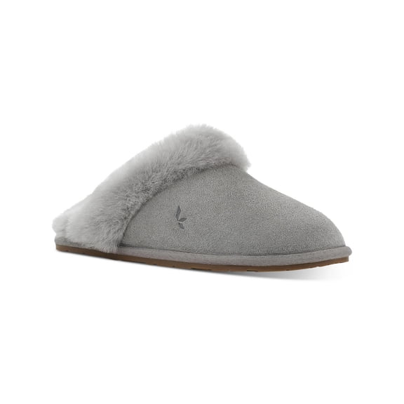 Koolaburra Womens Milo Suede Slides Slip-On Slippers