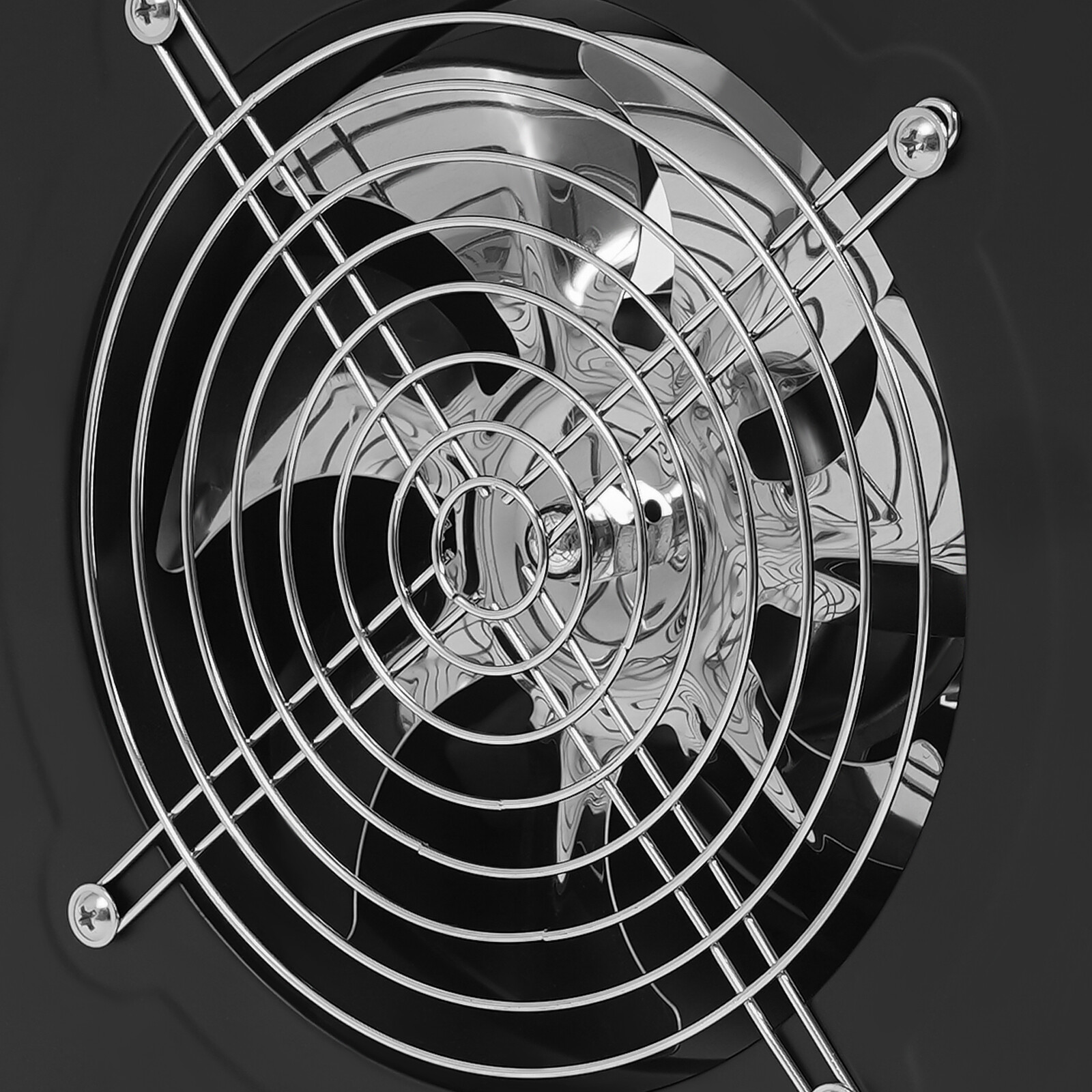 TFCFL 7 Inch Industrial Axial Exhaust Fan Ventilation Extractor Fan Air Blower 2600RPM Black