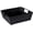 Black, variant on General Large Shelf Woven Strap Tote | Decorative Storage Basket | Built in Handles | Organization | Closet | Bedroom | Bathroom | Nursery | Accessories | Toys | Gifts | 1 Pack | Heather Grey