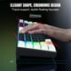 thumbnail image 5 of Teclado HXSJ V200 Mini teclado para juegos K68 RGB Streamer con cable, teclado de membrana sin conflictos de 19 teclas pero sensación súper mecánica para juegos/oficina, 5 of 8
