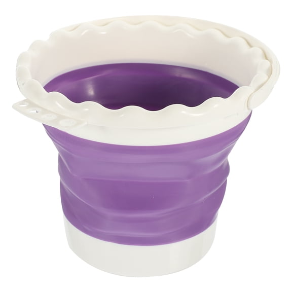 unbranded Water Cup for Painting Cup Foldable Portable Folding Wash Pen Bucket 20.2*20.2cm