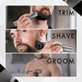 thumbnail image 4 of Wahl Lithium-Ion Stainless Steel Trimmer – All-in-One Waterproof Grooming Kit with T-Blade, Dual Shaver, LED, 3.5 Hr Runtime & Guide Comb - Model 3114, 4 of 8