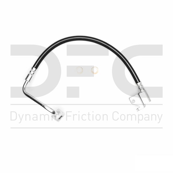 Front Right Dynamic Friction Company Brake Line Hose 350-42017 For 2005-2010 Jeep Grand Cherokee, 2006-2010 Jeep Commander