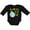 AB-Black, variant on Cute First Birthday Alien in Space Boys or Girls Long Sleeve Baby Bodysuit
